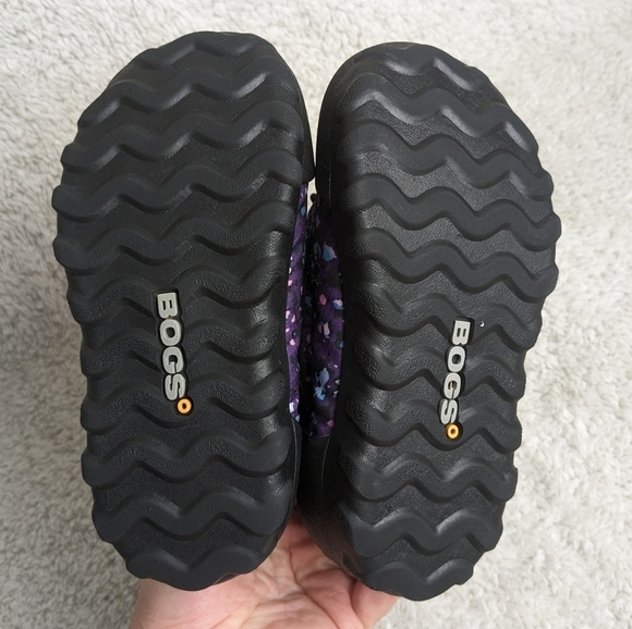 Bogs Kids' Purple Multi-Color Snow Boots - Picture 7 of 8